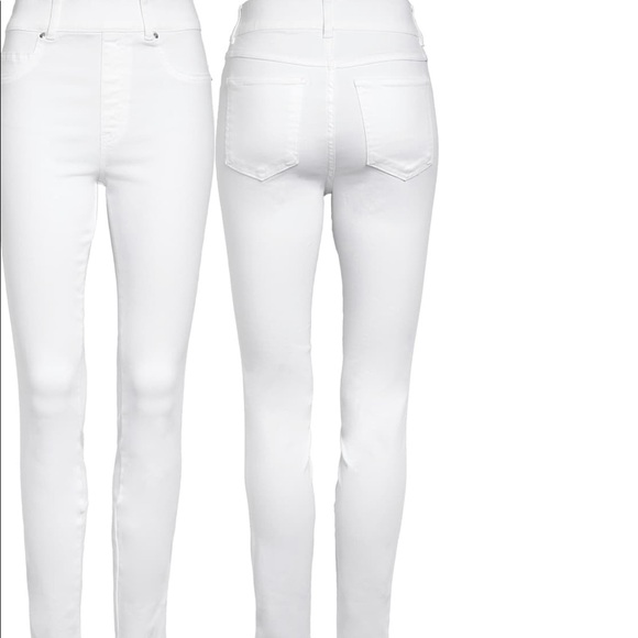 Spanx skinny white ankle jeans - Picture 2 of 5